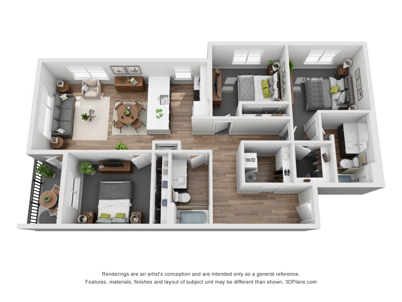 Anthology_Unit 8 3D Floor Plan Anthology_Unit 8 3D Floor Plan